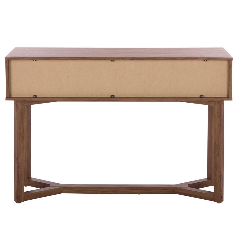 SAFAVIEH Home Ilyum Tambour Door Console Table - 47"W x 14"D x 32"H