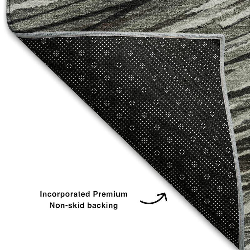 Premium Washable Super Soft Contemporary Horizon Mayfield Rug