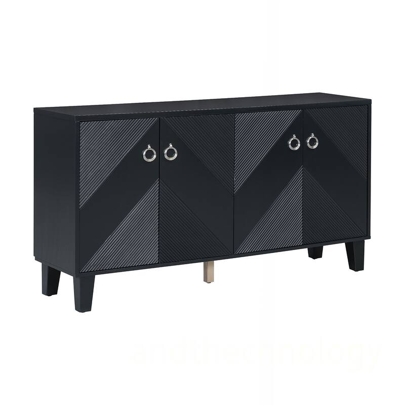 Geometric Patterns MDF Cabinet