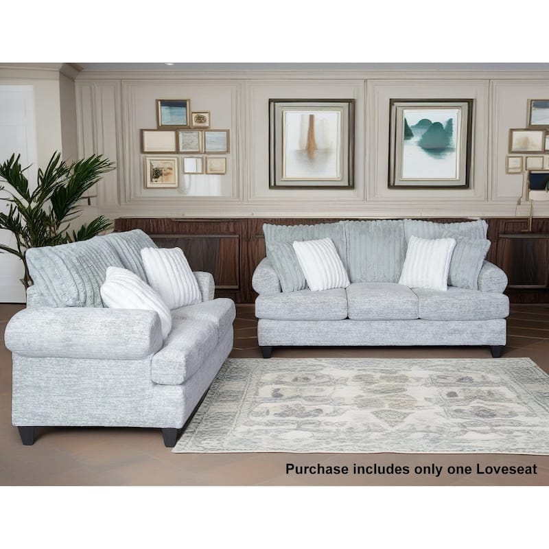 Roundhill Furniture Oasis Transitional Stationary Loveseat