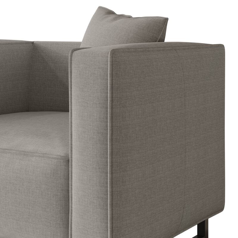 CraftPorch Mid Century Modern 3- Pieces Upholstered Living Room Set