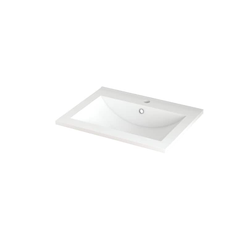 Wall Mounted Floating Bathroom Vanity Set