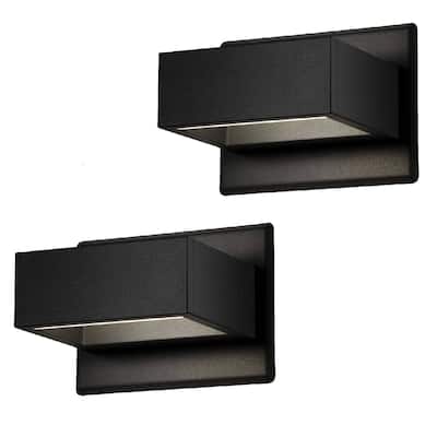 2 Pack Wall Light Outdoor LED Wall Wall Sconce Lighting Lantern