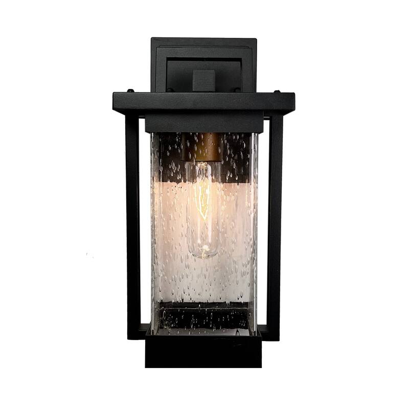 Artcraft Port Charlotte - Outdoor Wall Light - 12.44"H - Matte Black