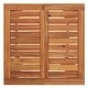 preview thumbnail 5 of 13, vidaXL Bar Table Outdoor Pub Patio Counter Height Table Solid Wood Acacia