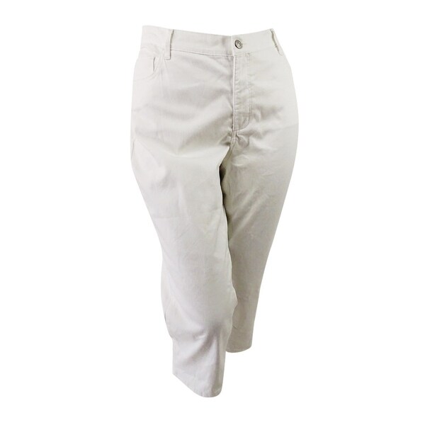 lee easy fit capris plus size