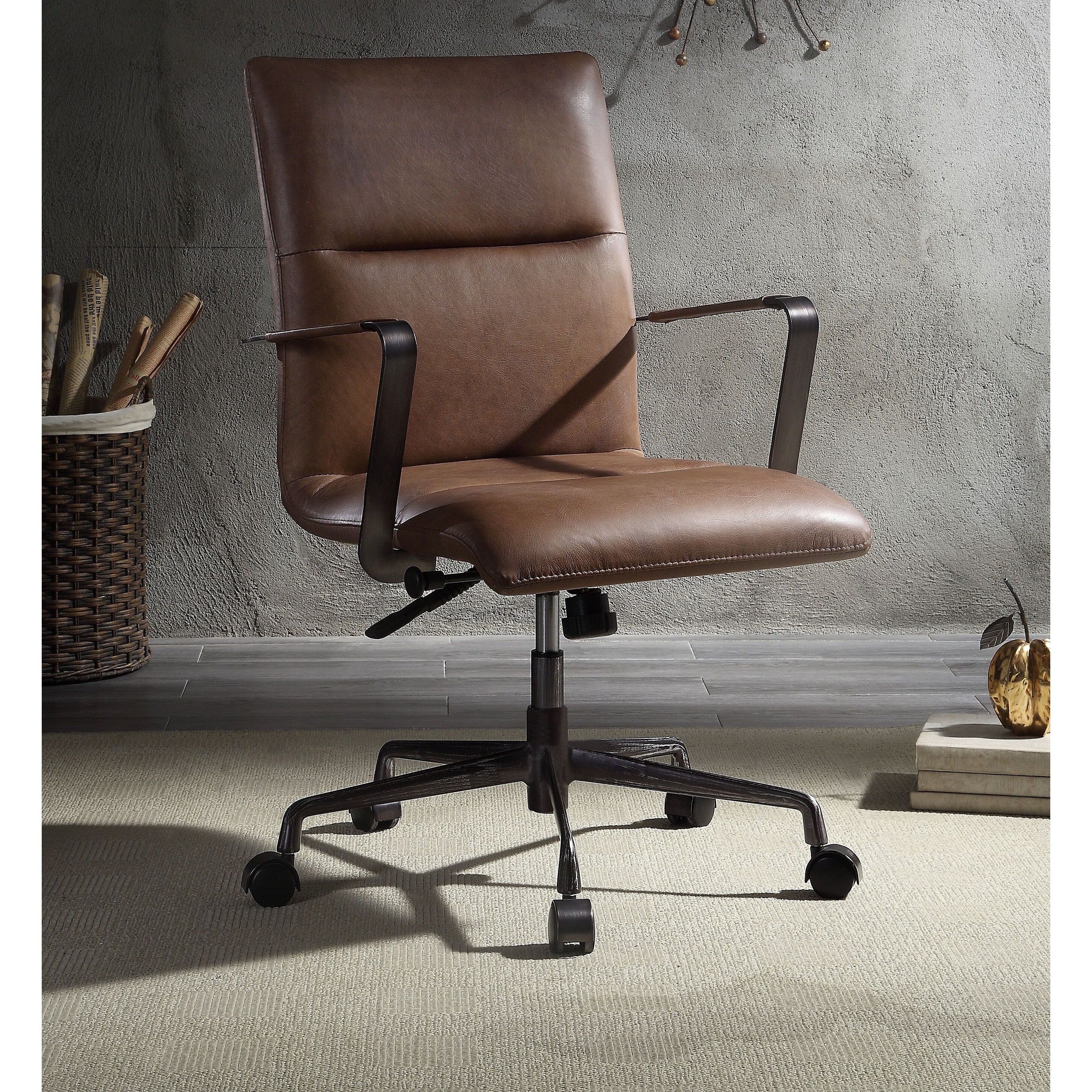 Antique office chair height adjustment best sale