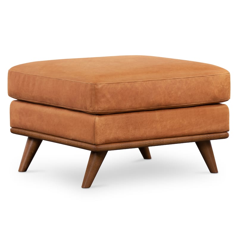 Poly & Bark Nolita Ottoman - Full Grain Genuine Italian Leather