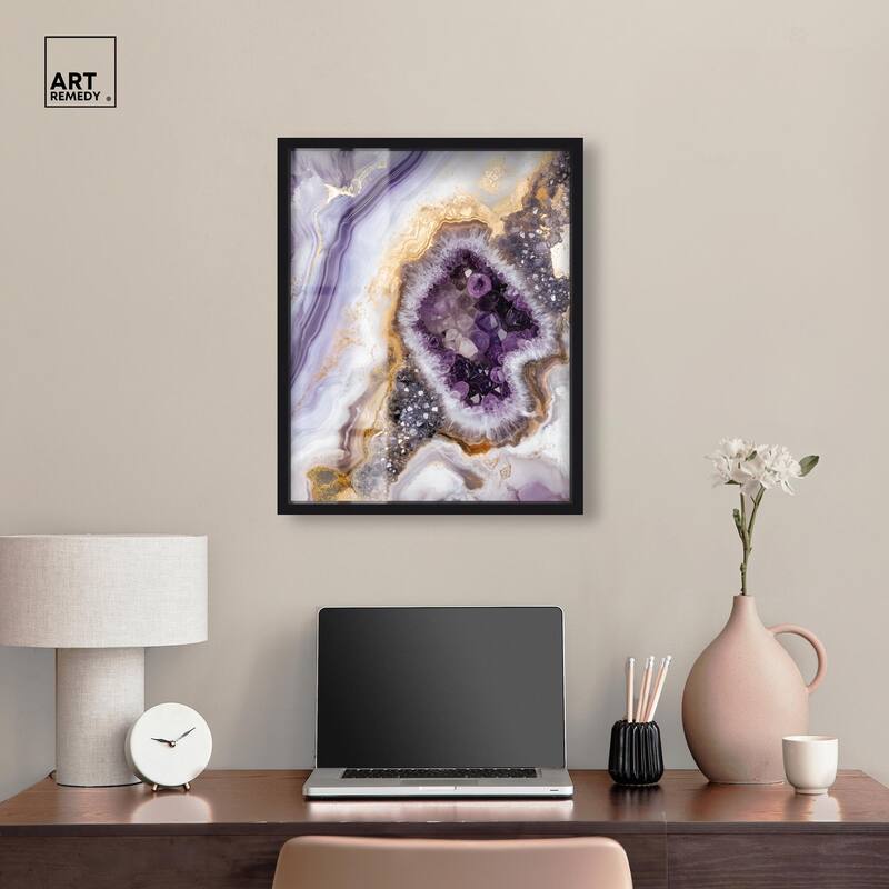 Amethystine Dream II Shadowbox by Art Remedy