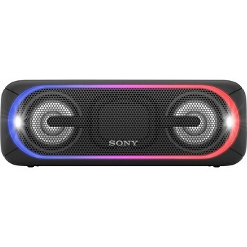 Black Sony Portable Wireless Speaker with Bluetooth /& Speaker Lights