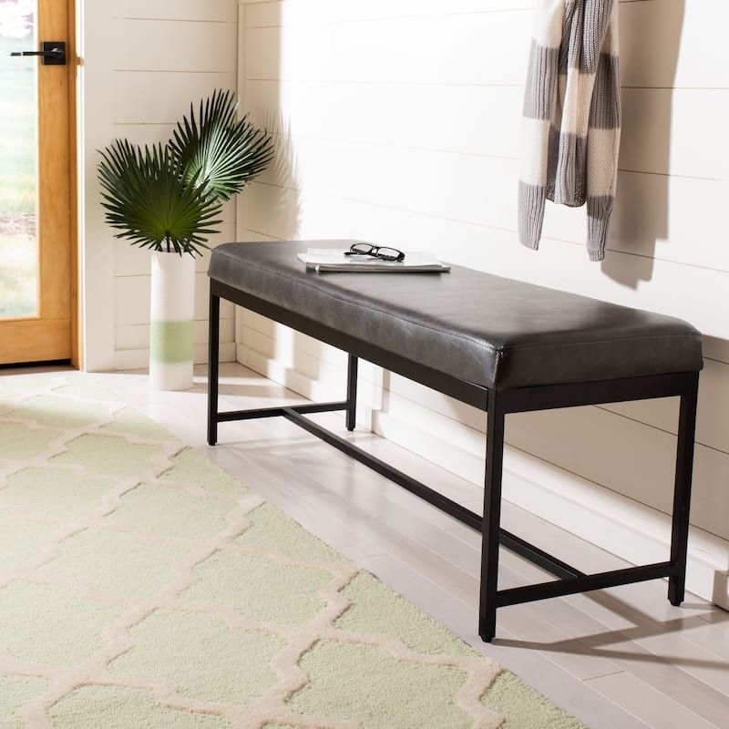 SAFAVIEH Parthenia Bench - 47.3" x 16" x 19.5" - 47Wx16Dx20H