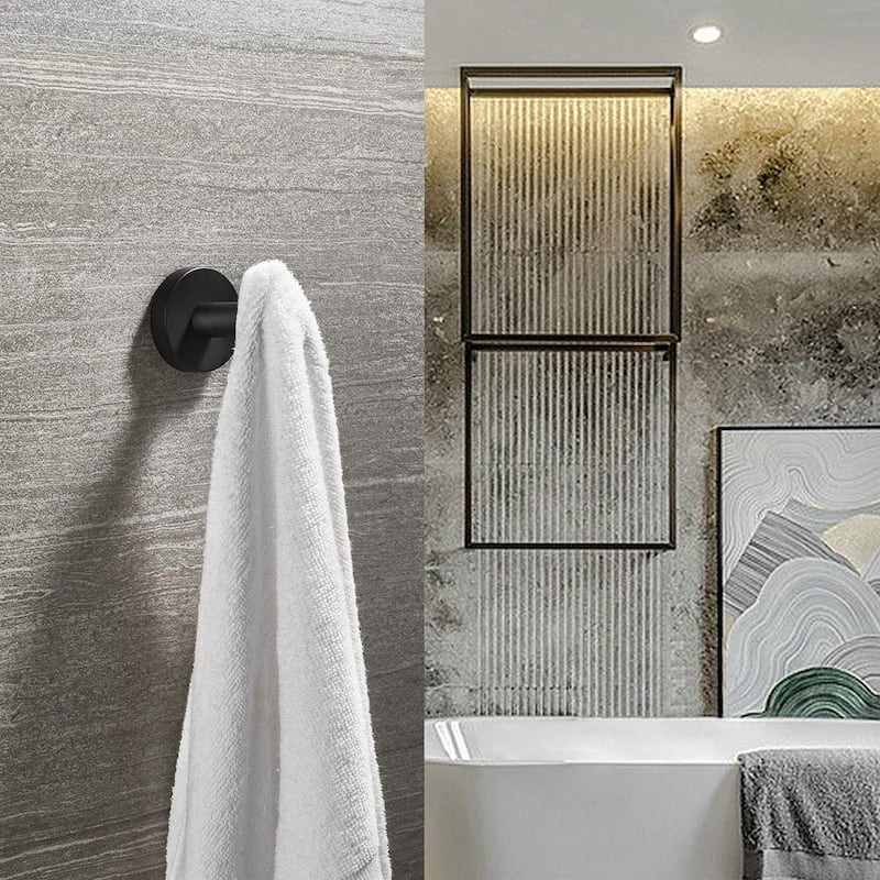 Bath 2 Pack Knob-Hook Towel Hook Robe Hook