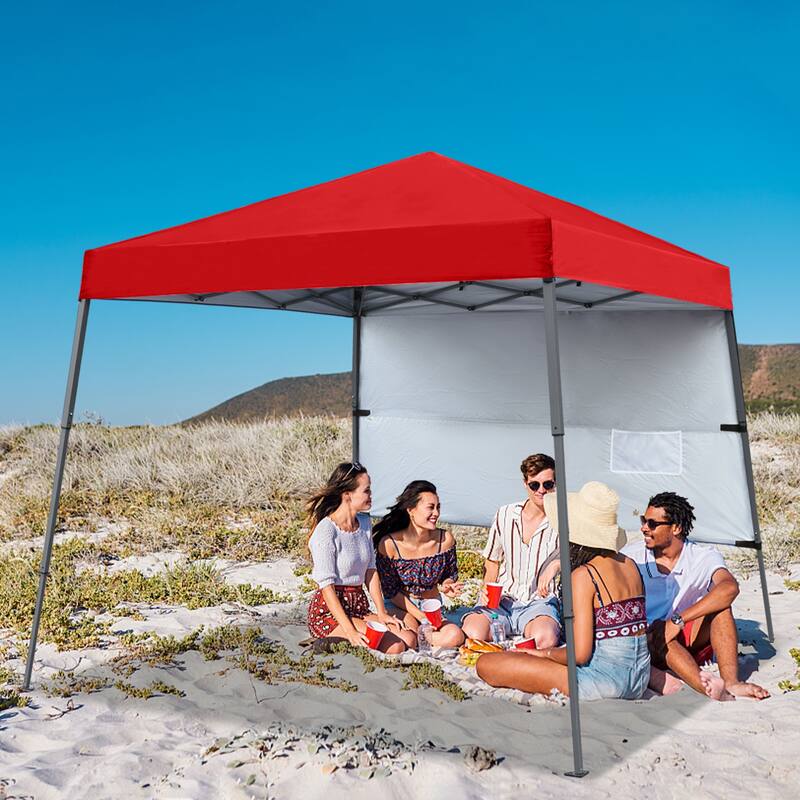 ABCCANOPY Stable Pop up Outdoor Canopy Tent with Sun Wall