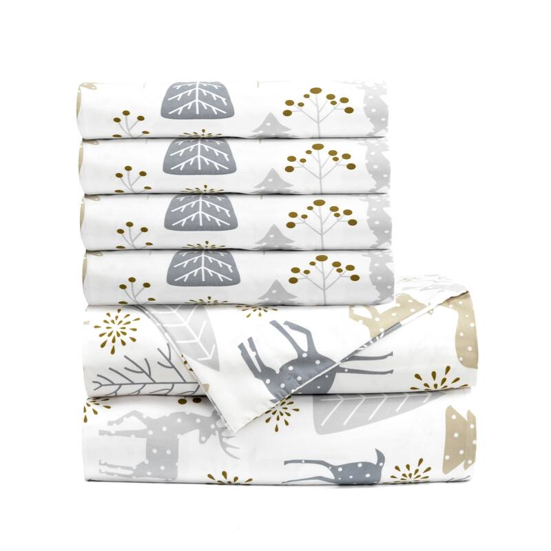 Lush Decor Wonderland Soft Flannel Sheet Set