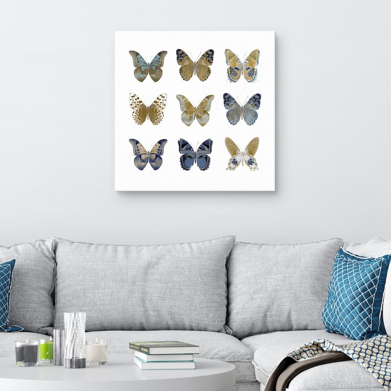 Butterfly Study I by Julia Bosco Canvas Art Print