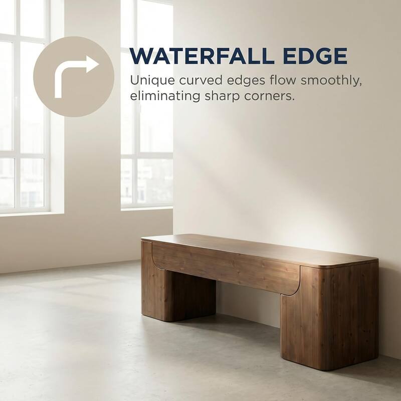 Solid Wood TV Stand for 55/60/65/75-Inch TVs, Media TV Console, Entertainment Center Television Stand for Living Room, Bedroom