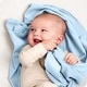 preview thumbnail 9 of 26, Bare Home 6 Pack Cotton Flannel Receiving Blanket - N/A Light Blue
