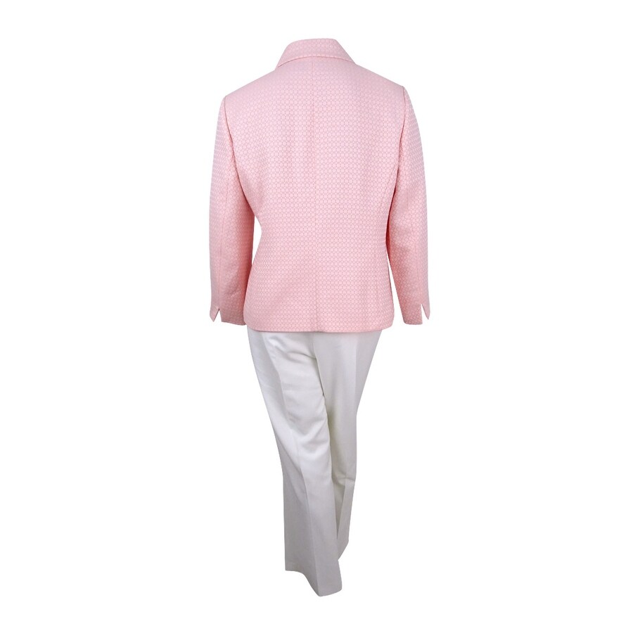plus size blush pantsuit