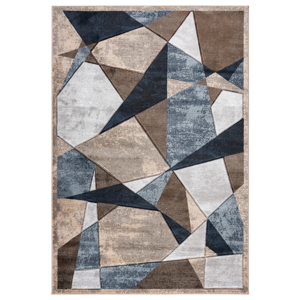 Orelsi Collection Abstract Area Rug