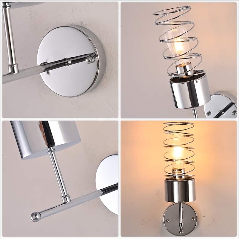 Bella Depot Wall Light Modern Metal Cage Sconce