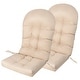 preview thumbnail 1 of 16, Gymax Set of 2 Patio Adirondack Chair Cushion High Back Fade Resistant