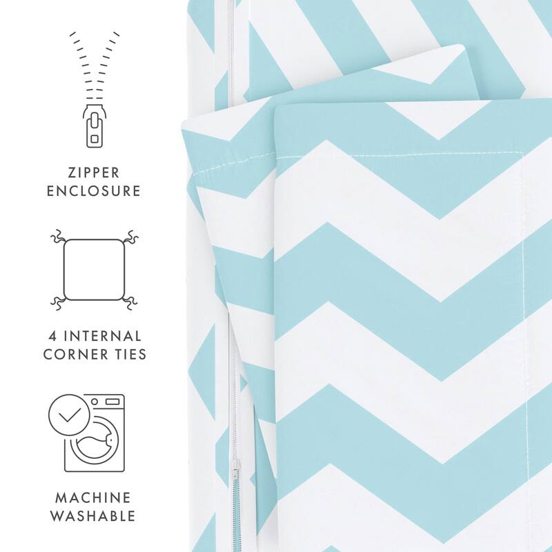 Simply Soft Oversized Arrow Pattern 3 Piece Duvet Cover Set