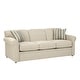 preview thumbnail 13 of 12, Belgian Ivory Sleeper Sofa Bed w/ Gel Memory Foam Mattress Queen