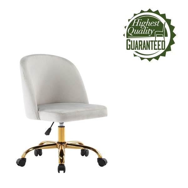 Desk chairs hot sale gold legs