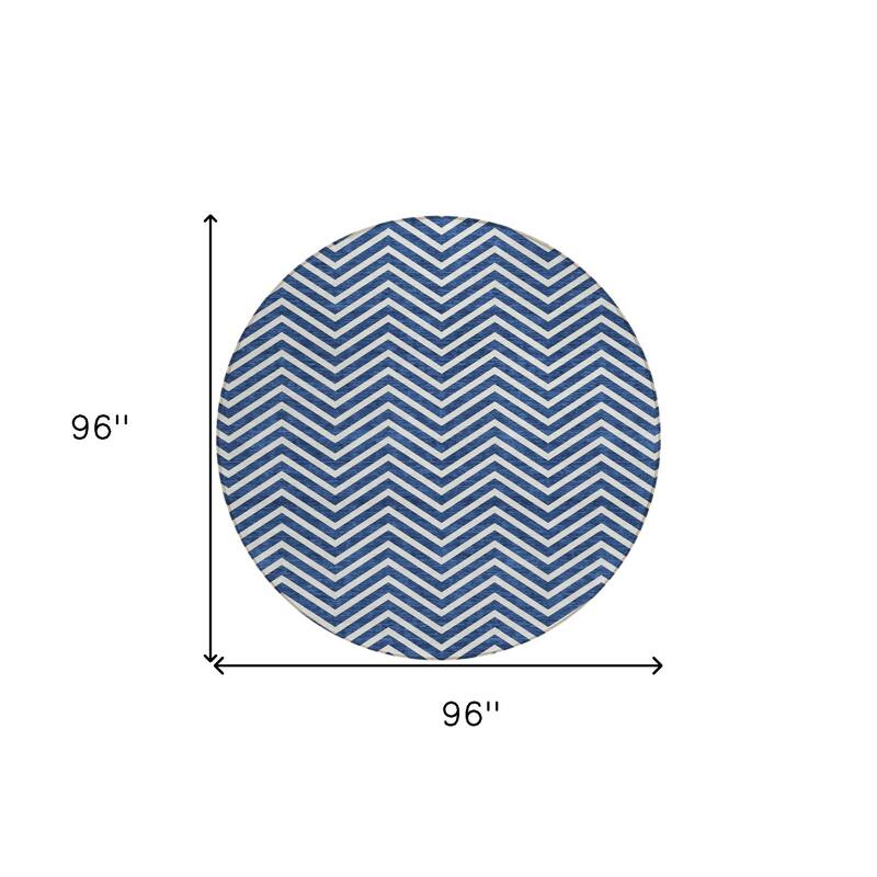 HomeRoots Chevron Transitional Rectangle Outdoor Rug