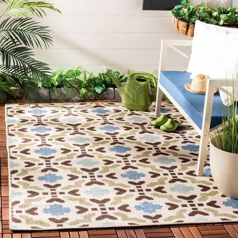 SAFAVIEH Veranda Ranu Indoor/ Outdoor Waterproof Patio Backyard Rug