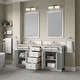 preview thumbnail 46 of 44, James Martin Vanities Bristol 72" Double Vanity, Bright White