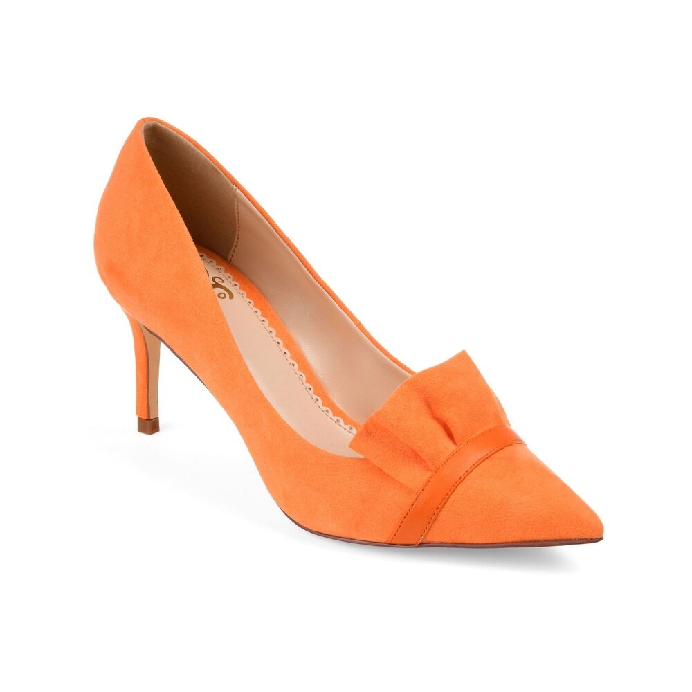 orange heels size 12