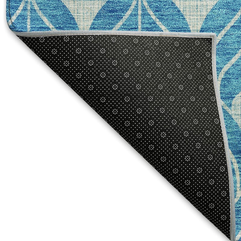Premium Washable Super Soft Geo Teardrop Mayfield Rug