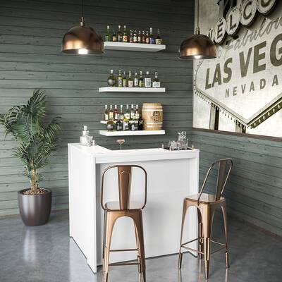 Studio C 48W Corner Bar Cabinet by Bush Business Furniture