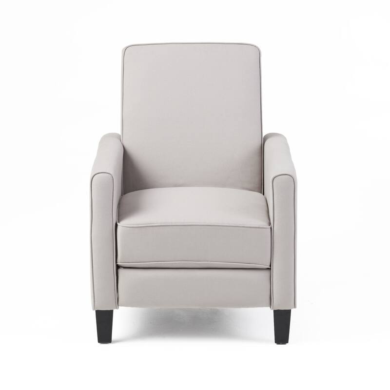Roomfitters Fabric Push Back Chair for Elegant Home Decor, Navy Blue