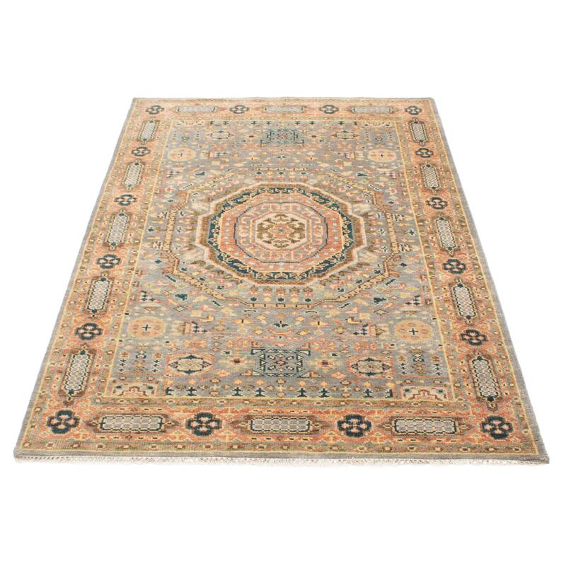ECARPETGALLERY Hand-knotted Jules Serapi Grey Wool Rug - 6'0 x 9'0