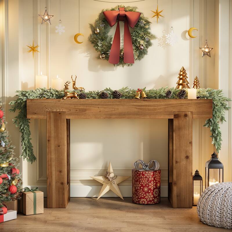 Solid Wood Console Table, Entryway Sofa Table, Entrance Hallway Living Room Foyer Accent Table