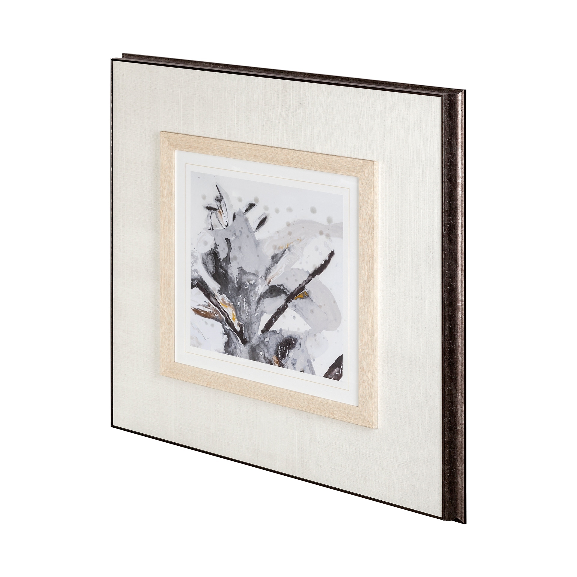 Blooming Opalescent II by Mercana Studio Hand Embellished Framed Art Print Matted under Glass