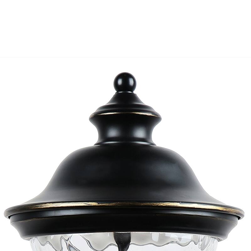 1 Light Post Light in Imperial Black
