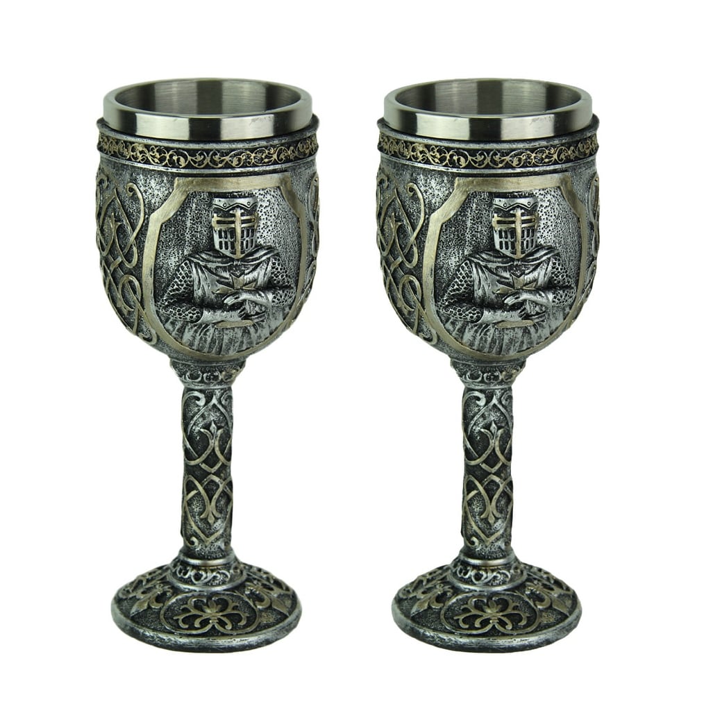 metal drinking goblets
