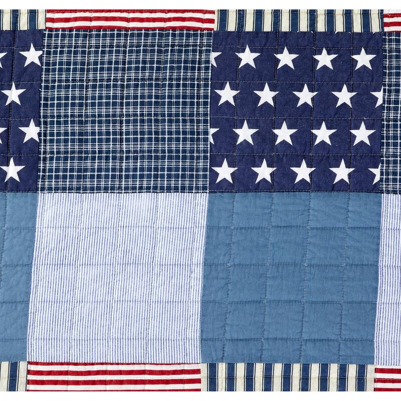 Americana Cotton Patchwork Quilt Set - Christopher Knight