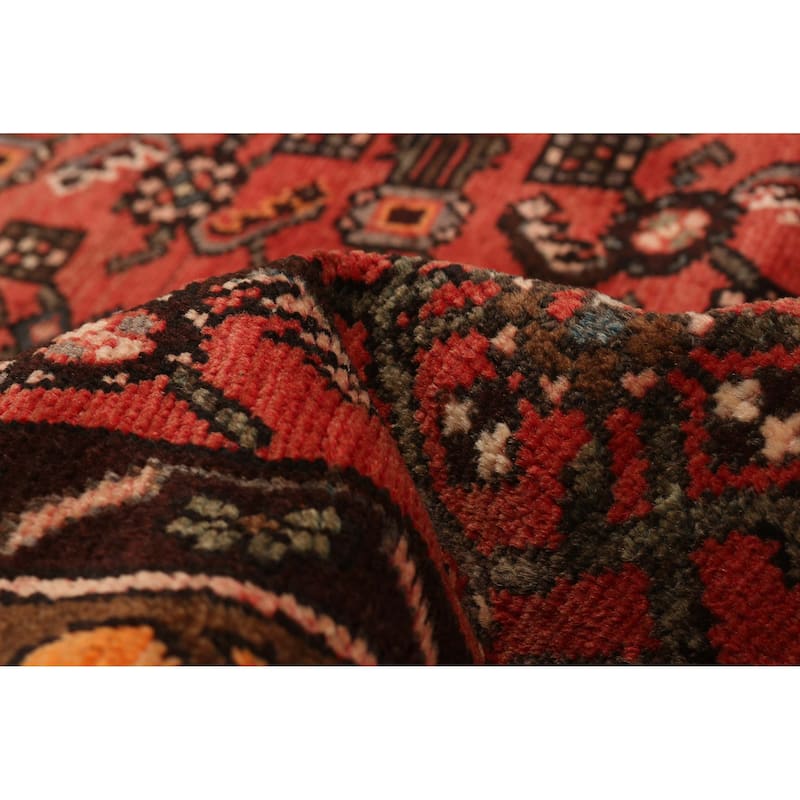 ECARPETGALLERY Hand-knotted Andelz Red Wool Rug - 3'7 x 10'3