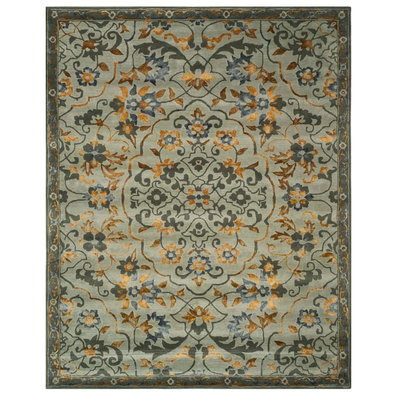 SAFAVIEH Handmade Bella Paule Modern Floral Wool Rug