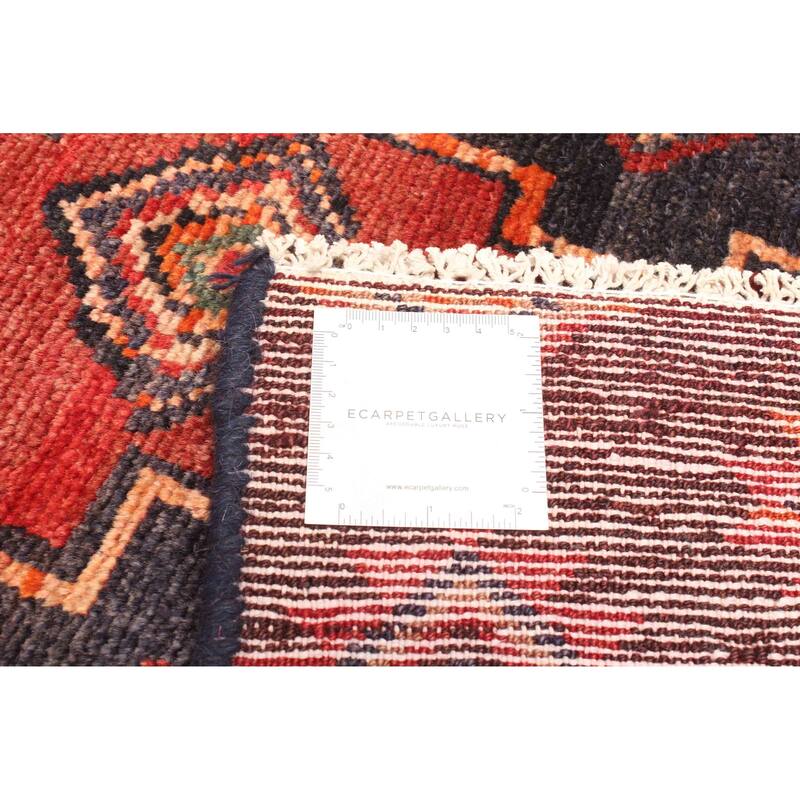 ECARPETGALLERY Hand-knotted Konya Anatolian Dark Red Wool Rug - 4'2 x 6'9