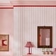 preview thumbnail 2 of 2, Cath Kidston Rose Ticking Stripe Pink Wallpaper