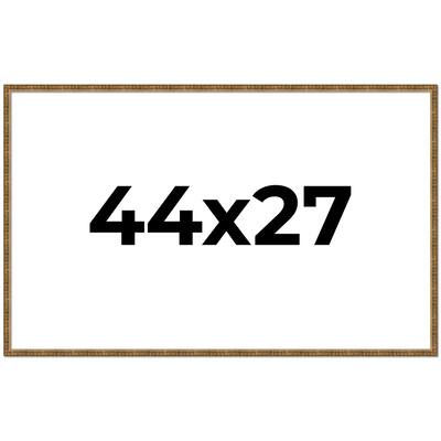 44x27 Frame Gold Picture Frame - Complete Modern Photo Frame Includes