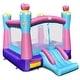 preview thumbnail 15 of 15, 3-in-1 Princess Theme Inflatable Castle without Blower - 104.5" x 131.5" x 98.5"(L x W x H)