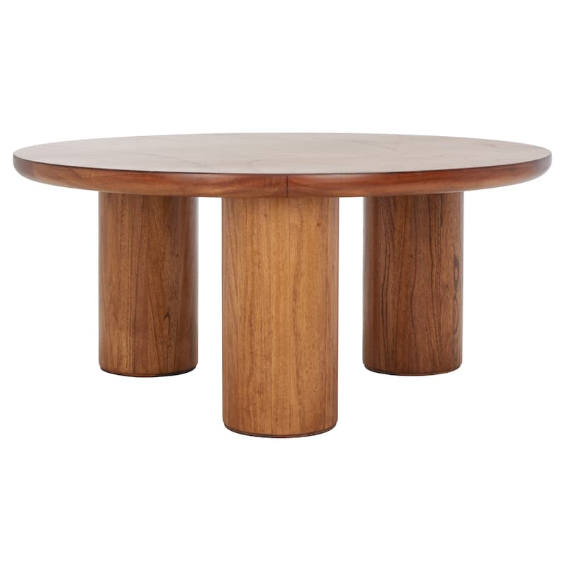 SAFAVIEH Mork 3 Leg Round Coffee Table - 40" W x 40" D x 18" H