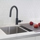 preview thumbnail 11 of 49, STYLISH Kitchen Sink Faucet Single Handle Pull Down Dual Mode in Stainless Steel - Faucet Height: 14 1/8" | Spout Height: 6 3/4"