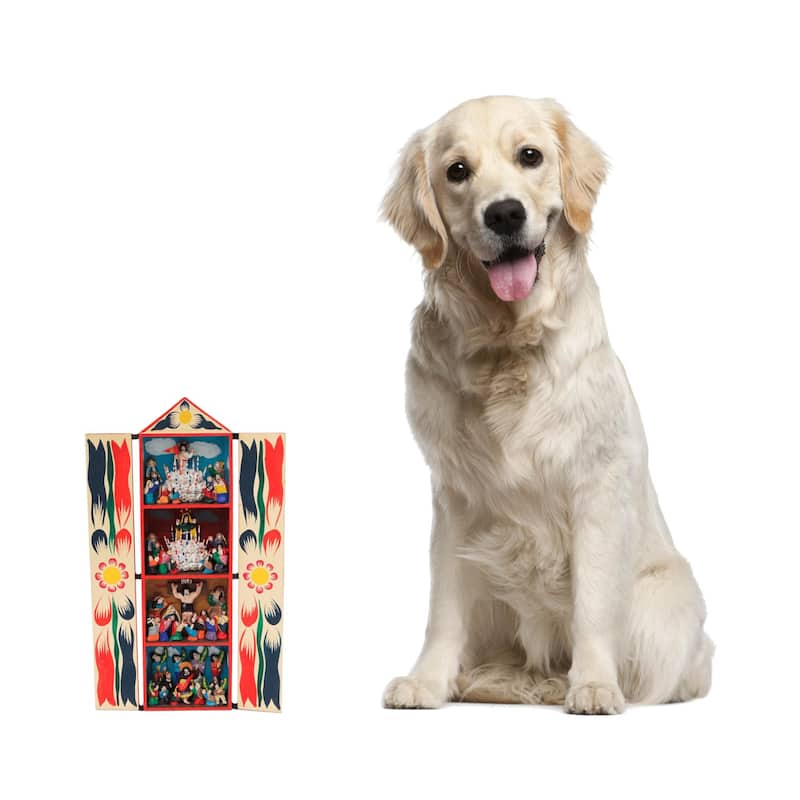 Handmade Holy Week Wood Retablo (Peru)